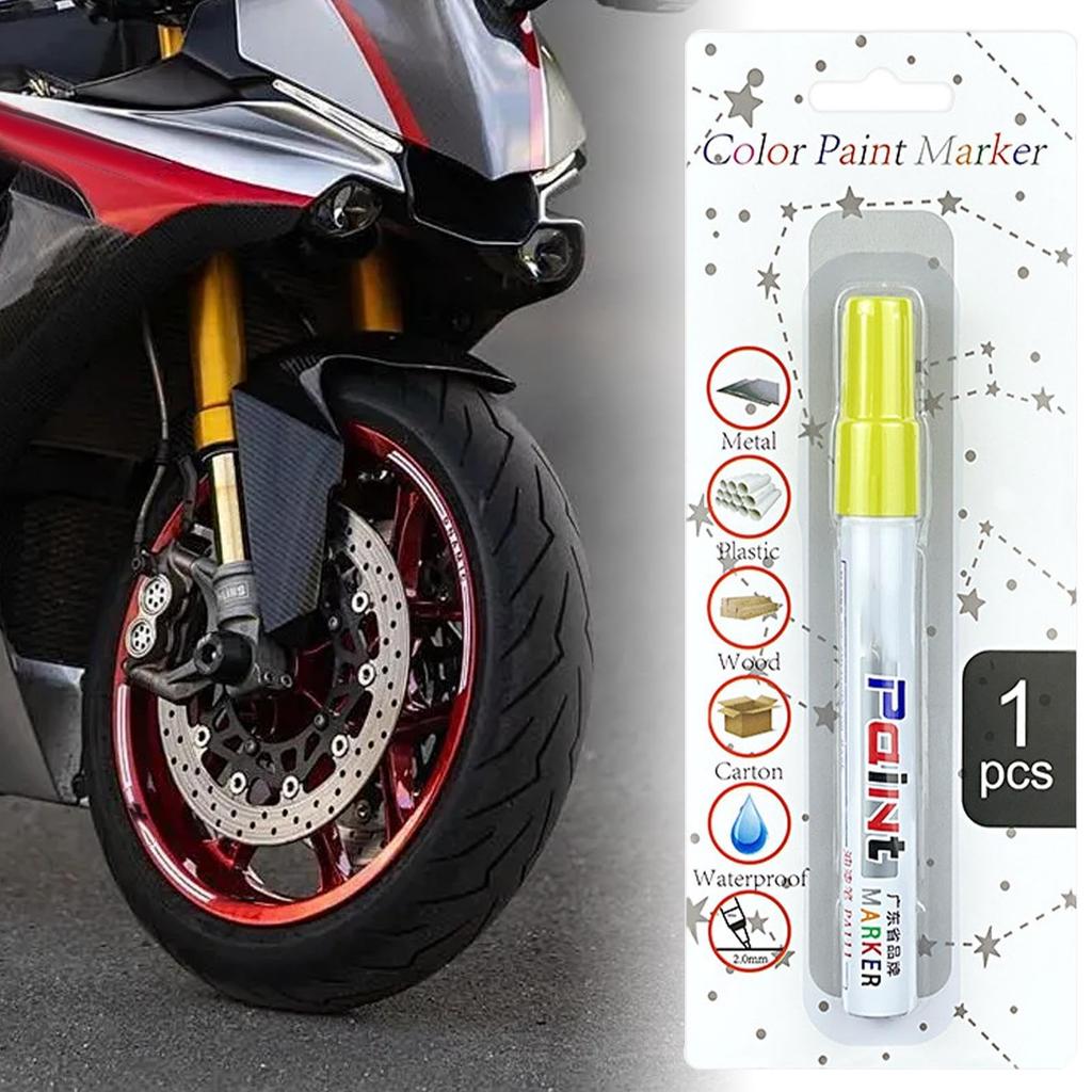 Car Pen - Car Tire Marker, Portable Auto Scratch Repair Pen Set,