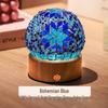 Bohemian LED Night Light - USB Rechargeable Moroccan Glass Lamp