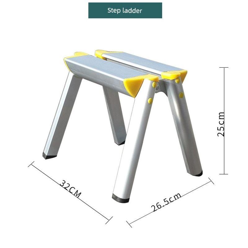 

Расширенная Двусторонняя Лестница из Алюминиевого Сплава для Фотографии Сверхлегкая Регулируемая Yellow 1 step ladder Double side ladder