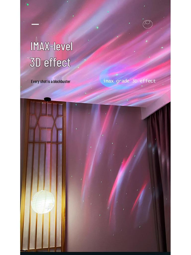 Aurora Borealis UFO Starry Sky Bluetooth Projector Night Light Gift