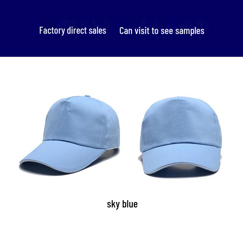 Pure Cotton Embroidered Volunteer Baseball Cap - Custom Work & Sun Hat with Logo