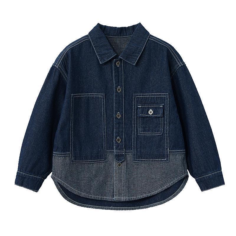 ASK JUNIOR Unisex Kids' Spring Denim Jacket