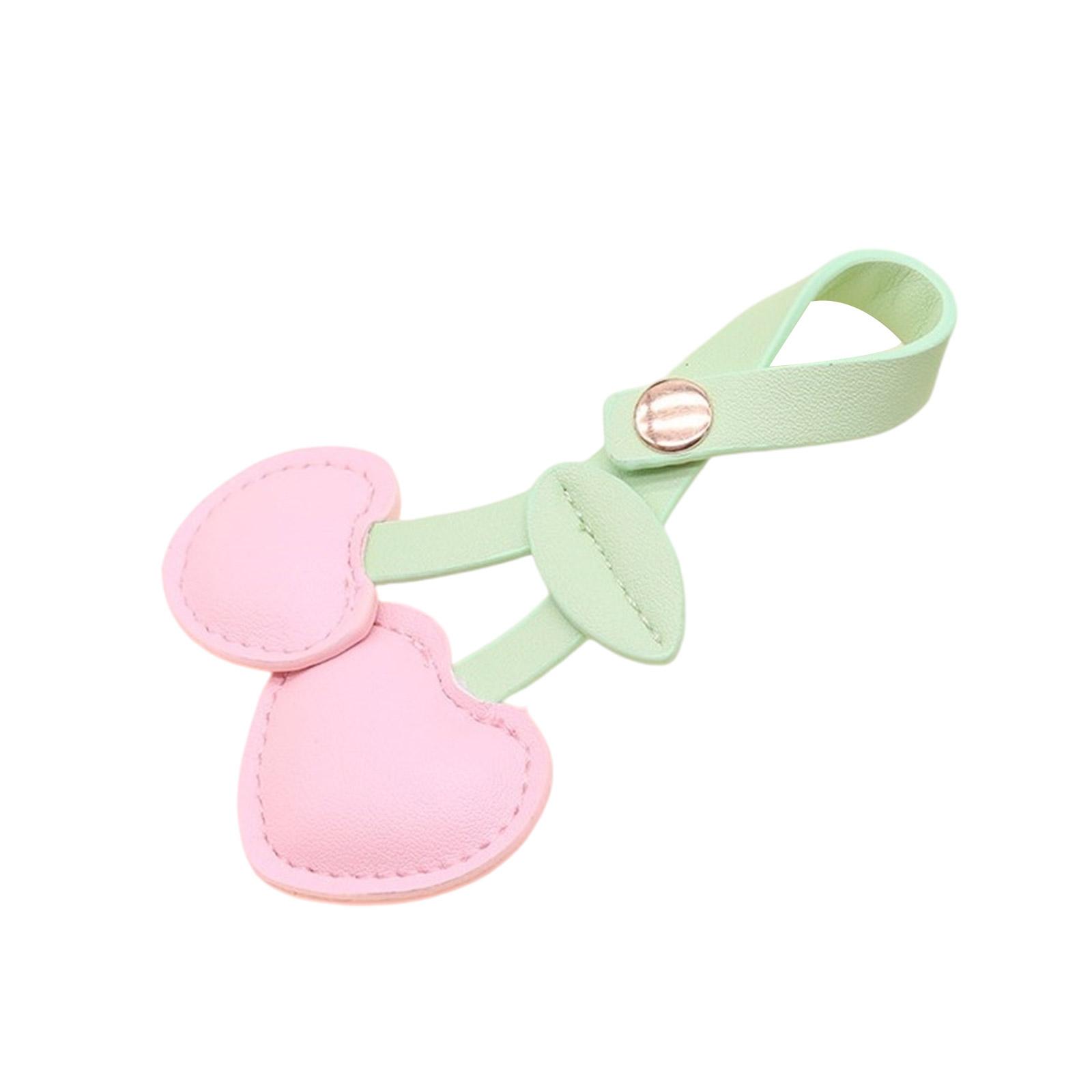 

Подвеска Cherry, модный аксессуар, брелок из искусственной кожи Cherry, стильный брелок, подходящий для молодых людей, друзей и семьи розовый