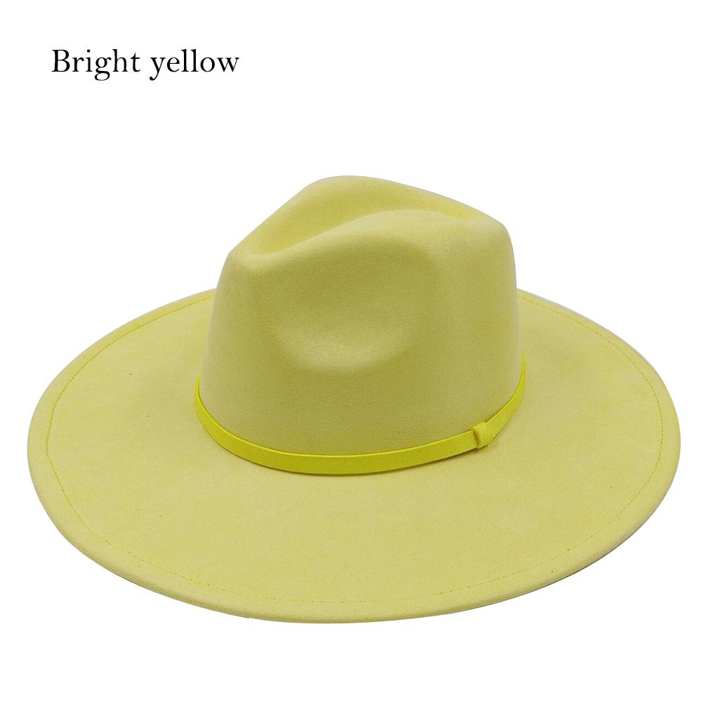 Fedora Women's Suede Wide Brim Hat Western Wide Brim Rancher Hat Pure Suede Jazz Hat Horse Riding Party Gift Hat Wide Brim Hat