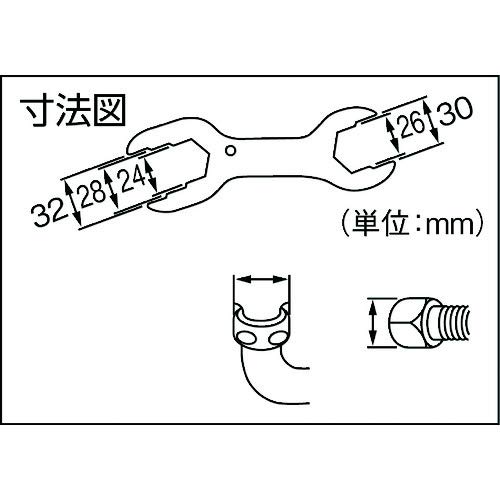 SANEI Faucet Wrench Set, Faucet Repair Tool, Fits 5 Sizes, Steel, Includes Pliers and Links, PR335S