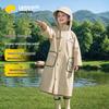 Kids' Waterproof Raincoat with Schoolbag Cover