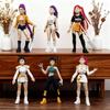 5/6/8Pcs Kpop Hunter Figure Cake Topper Animated Movie Inspired Cartoon Character Figurine Statue Collectible Model Home Office Desktop Decoration