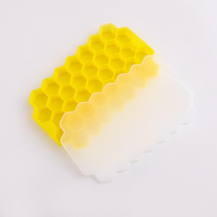 Silicone Ice Cube Tray with Cover