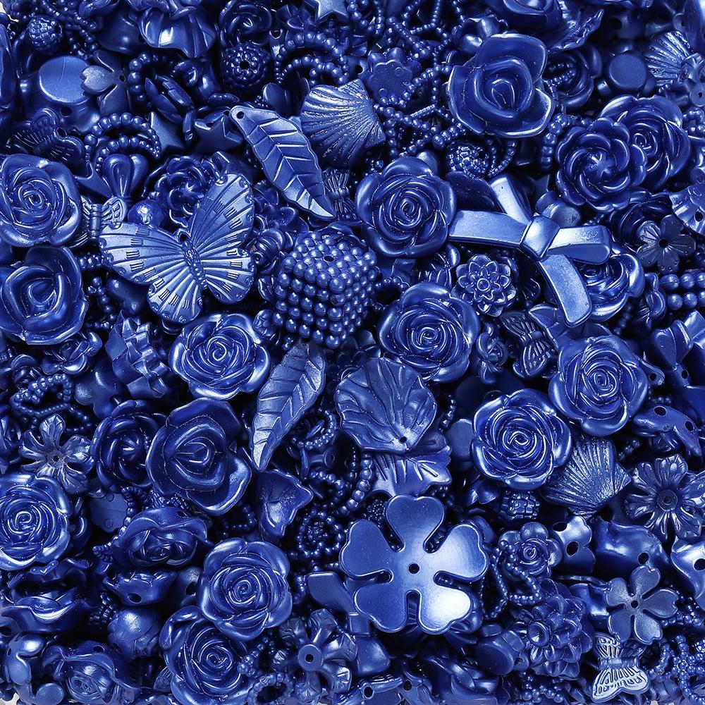 30g Colorful Mixed Butterfly Shell Acrylic Bead Loose Spacer Beads for DIY Necklace Bracelets Jewelry Making Accessories