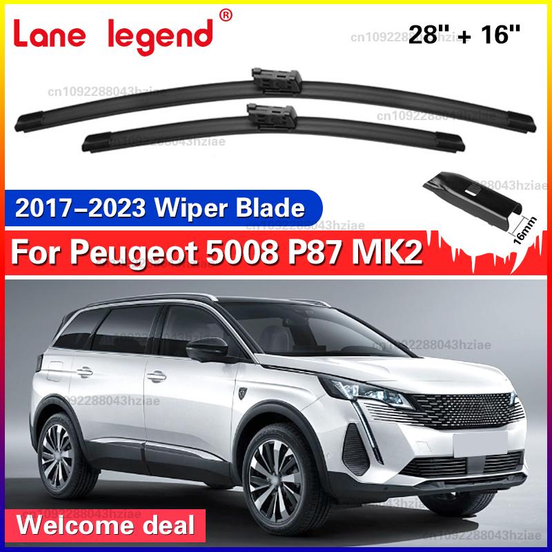 

Для Peugeot 5008 P87 MK2 2017- 2018 Дворники Передние Щетки Стеклоочистителя Лобовое Стекло Окно Щетка 28 +16 Peugeot 5008