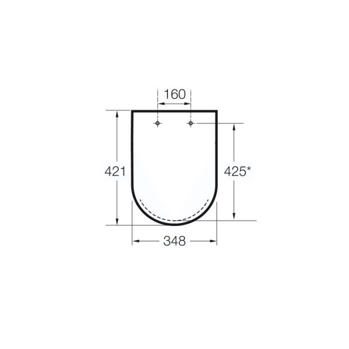 WC - Roca Sanitarios - VICTORIA - Blanc - Adulte - Mixte