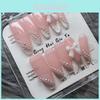 Cute Pearl Cat Eye Nail Stickers For Girls Handmade And Detachable Nail Art
