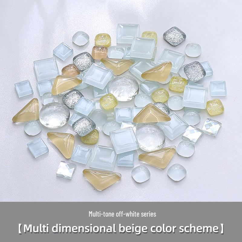 Cuentas de Cristal de Colores para Manualidades de Mosaico