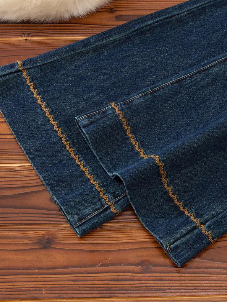 High-Waisted Slimming Petite Flare Jeans for Women - Autumn/Winter Collection