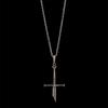 Lord Series Rings Excalibur Broken Sword Necklace Punk Metal Pendant Collections Film The Lord Narsil Jewelry Fans Gift