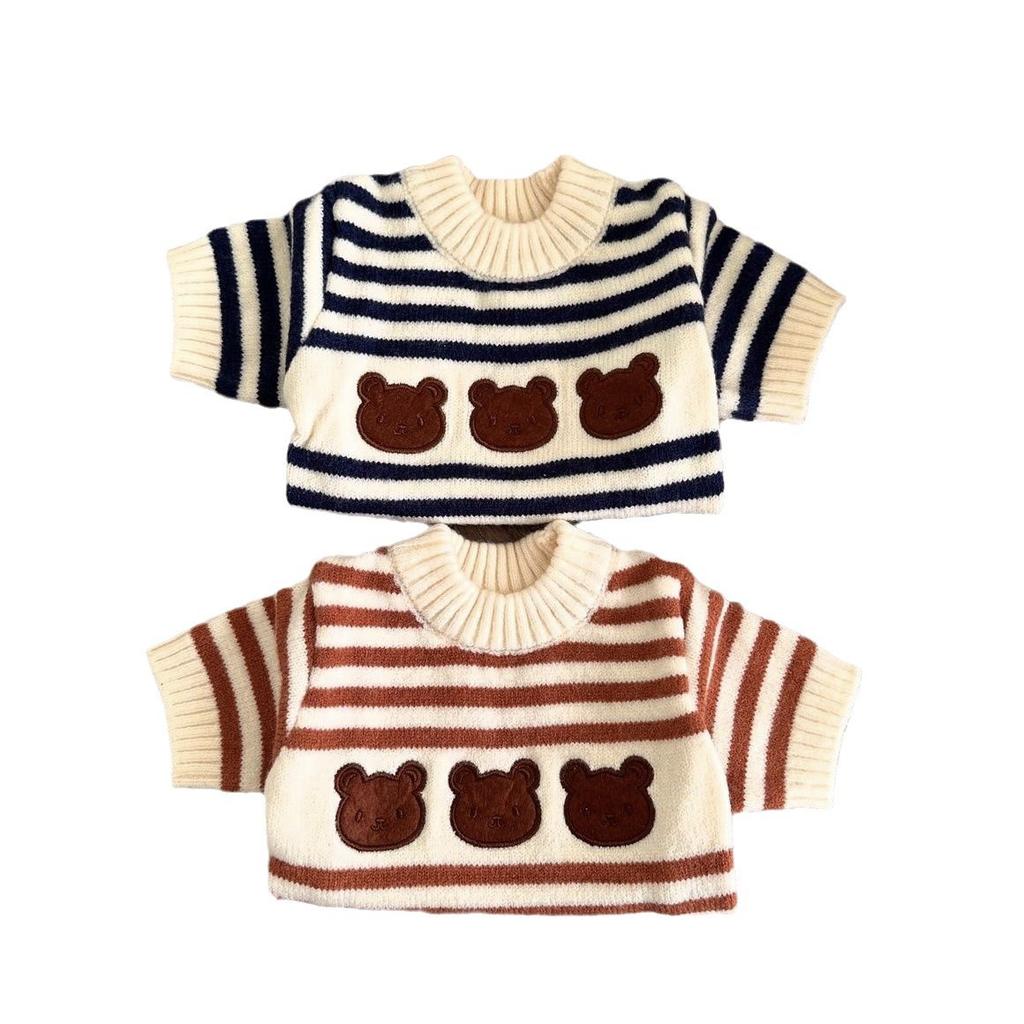 Sweter w paski dla zwierząt na wiosnę i jesień Ciepły sweter dziergany dla zwierząt Jesień Zima Pogrubiony Mały Średni pies Kot Teddy Płaszcz