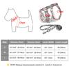 Mesh Nylon Dog Harness Lead Leash Set Reflective Dogs Vest Harnesses With Walking Belt Rope for Small Medium Large Dogs Pug