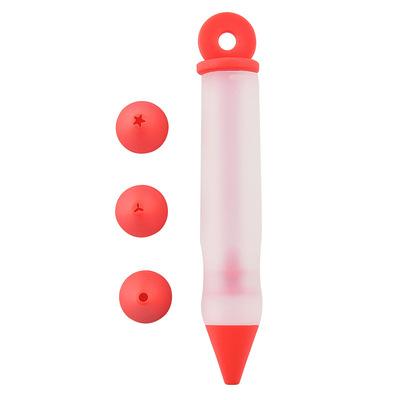 Silicone Cream Cake Writing Pen Baking Decorating Tool Cake Mold Cream Cup Nozzles Kitchen Accessory Western Food Plate Tool