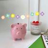Creative Pig Piggy Bank Ceramics Deposit Jar Saving Box Coin Cash Saving Box for Kids Desk Ornament Accessorie Birthday Gifts