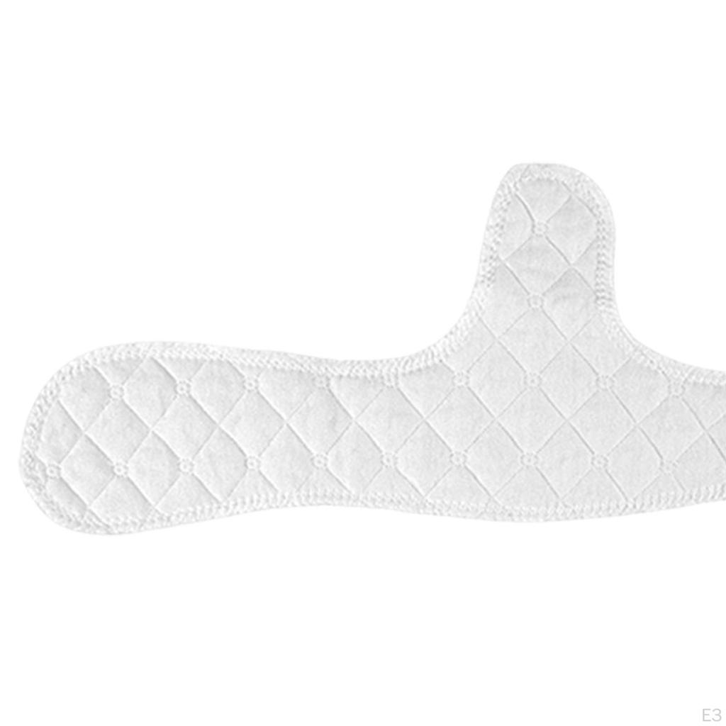 10 Piezas Forros de Algodón para Sujetador Almohadillas para el Sudor Cómodas Reutilizables para Debajo de Suministros para el Sudor para Mujeres