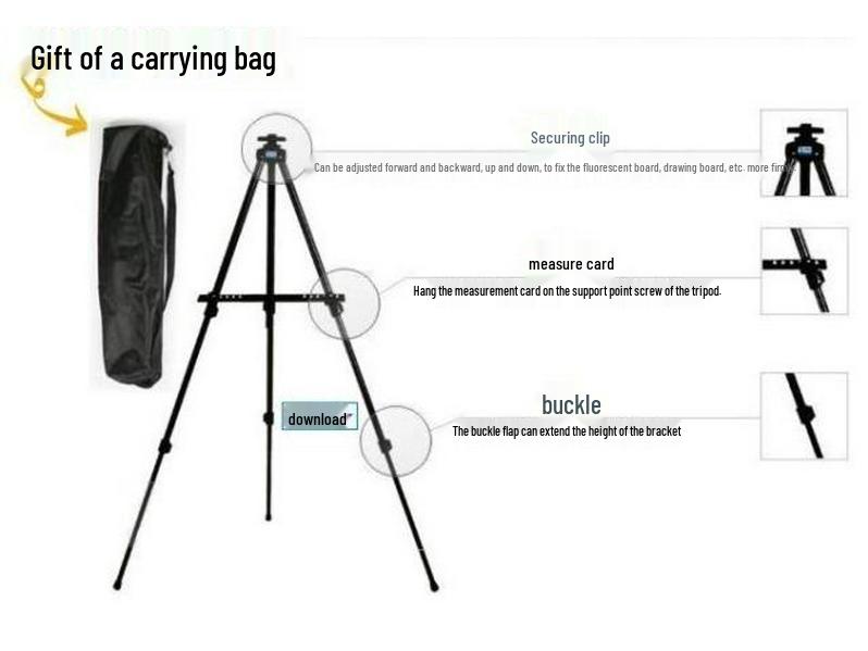 Foldable Iron Easel Stand for Art and Display