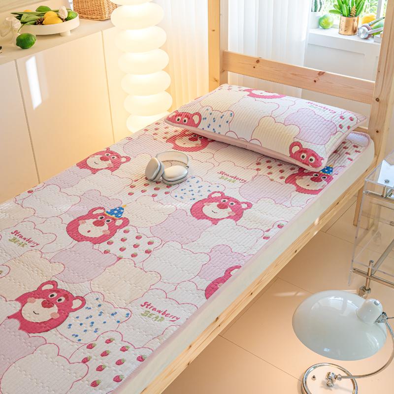 (Student Season) Small Fresh Printed Cotton Bed Cover Student Bed Cover
