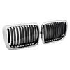 For BMW E36 3 Series 1997-1999 Front Hood Kidney Bumper Racing Grille Mesh Single Slat Style Grill Car Replacement Accessories