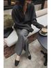 Autumn Old Money Loose Knit Cardigan Sweater