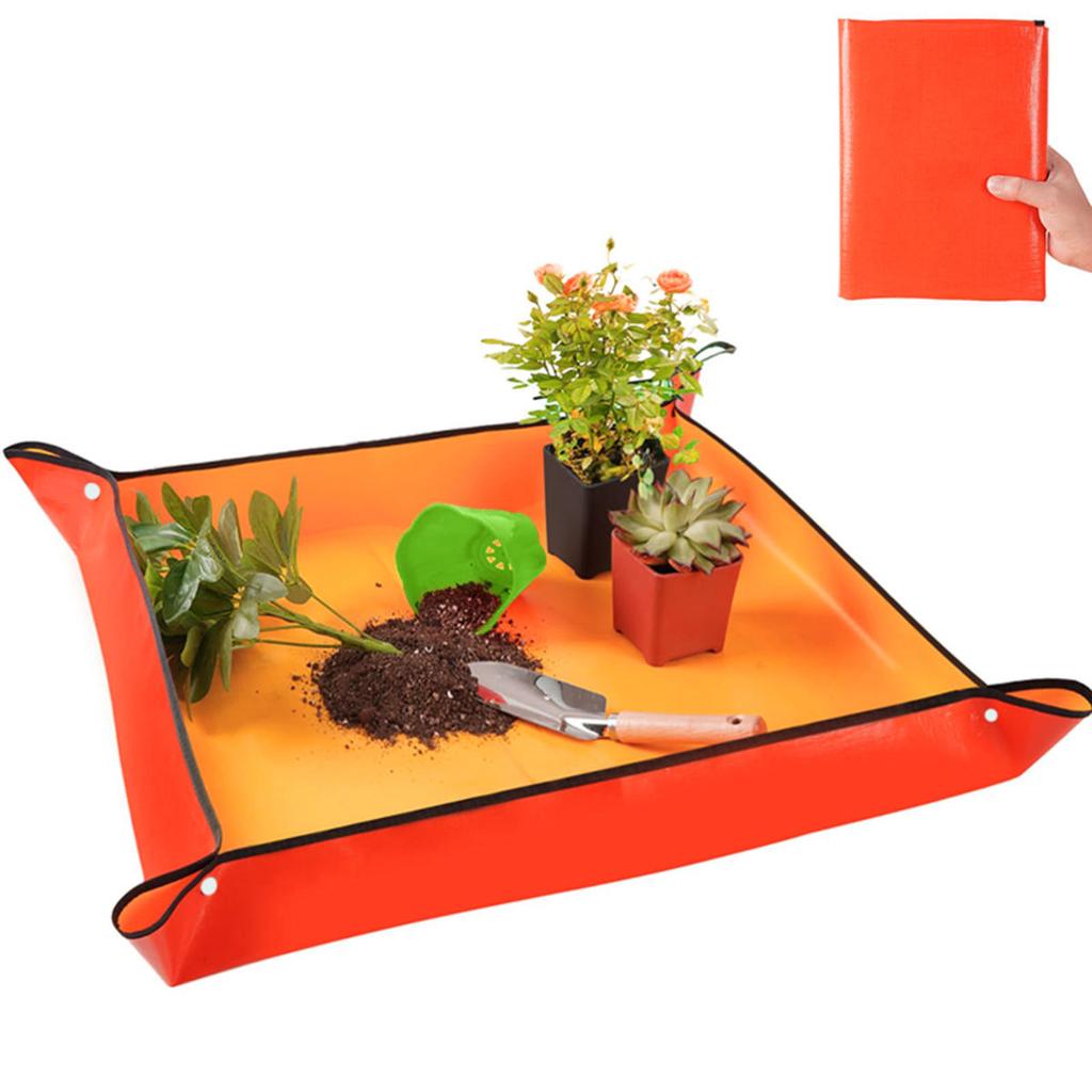 1pc Planting Mat Gardening Potting Pad Foldable Garden Plant Flower Pot Transplanting Waterproof Mats