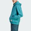 Adidas Lounge Fleece Hoodie With Logo Patch Men Tops Arctic-Blue IM0479