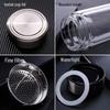 FUGUANG Double Wall Glass Tea Infuser Bottle