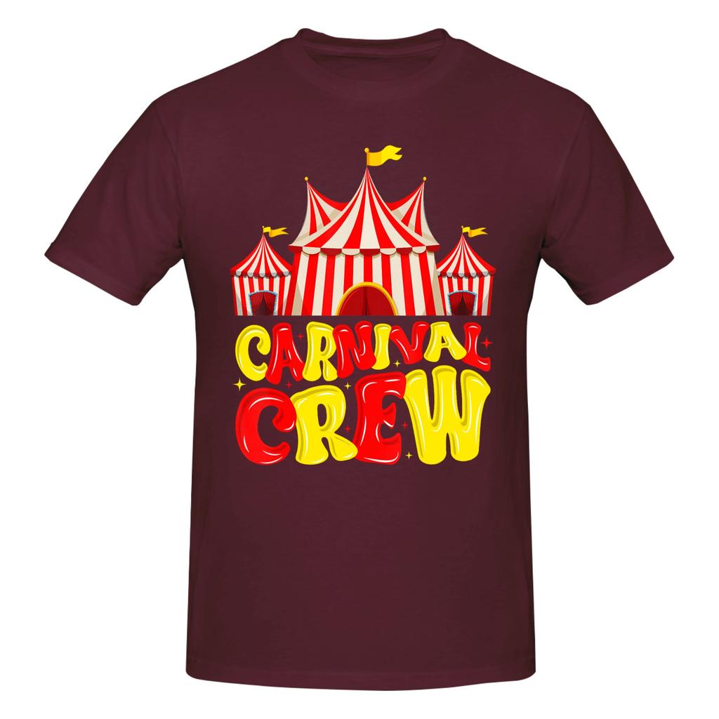 1 Piece Carnival Crew Funny Circus Staff Costume Circus Theme Party Novelty 100 Cotton Tshirt Carnival Crew Tees Tops For Unisex