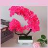 Plastic Fake Flower Bonsai With Chrysanthemum For Living Room Decor