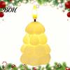 Christmas Souvenirs for Friends Tree Shaped Flameless LED Candles, Battery Operated Flickering Candle Electronic Flame Lights Light, Holiday