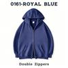 Womens Same Style Zip-Up Hoodie Casual Sport Sweatshirt Solid Color Loose Fit Teens