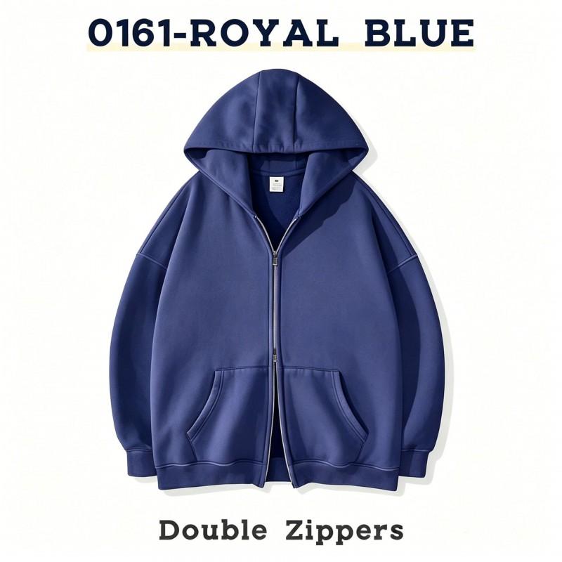 Womens Same Style Zip-Up Hoodie Casual Sport Sweatshirt Solid Color Loose Fit Teens