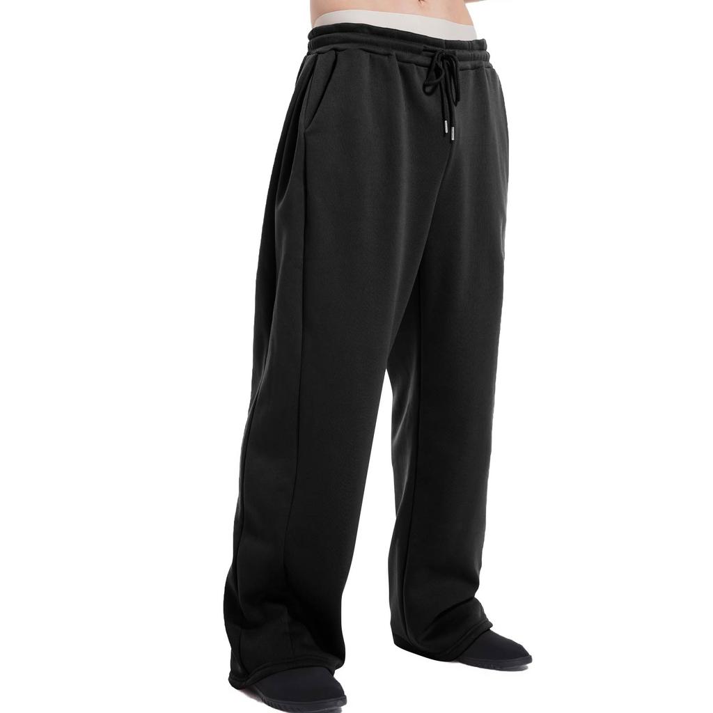 Men's Loose Casual Sweatpants Elastic Waist Drawstring Sports Pants
