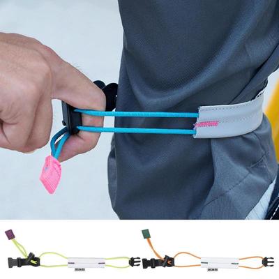 Bretelles de Pantalon de Vélo Poignets de Jambe Clips de Jambe de Vélo Réfléchissants Réglables Usage Quotidien Décoration d'Équitation Pantalons Chemisiers Bretelles Élastique