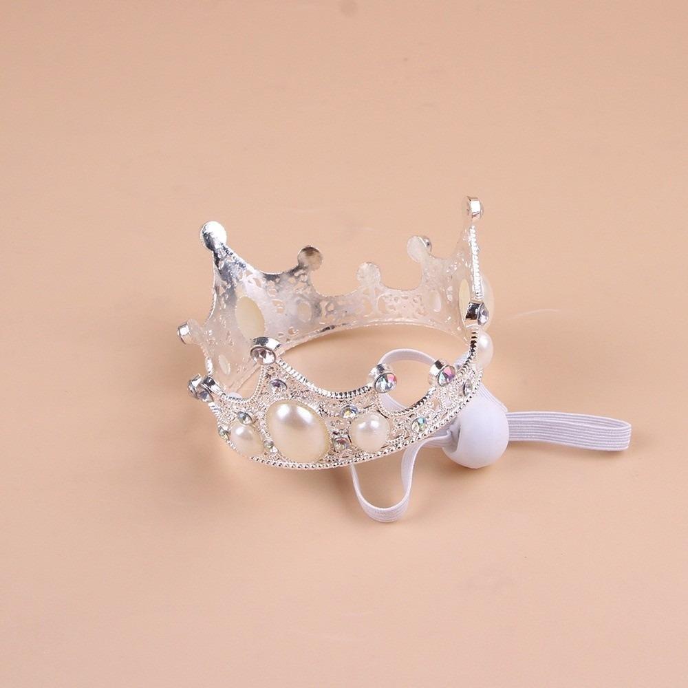 Adjustable Pet Crown Headdress Shining Cat Princess Crown Cute Pet Party Decorations  Pet Show