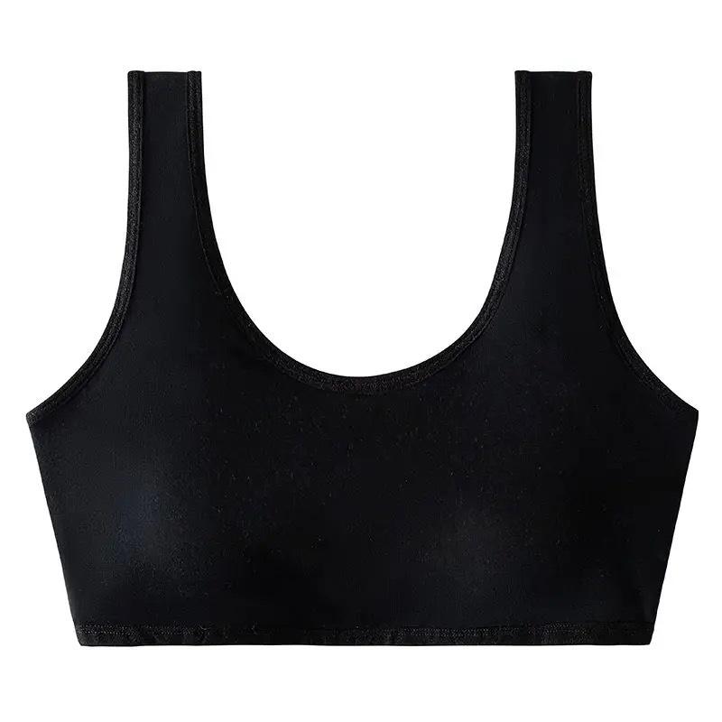 - Age underwear women's bra development period pure cotton junior high school students high school students Korean version sports tube top thin