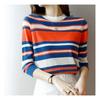 Navava Daily Stripe 5 Short Sleeve Knit Tee Nk1232