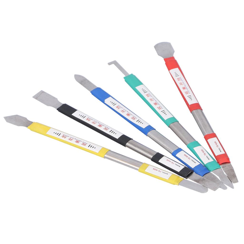 TE020 5 In 1 MultiFunction Pry Bar Glue Scraping Stainless Steel Scraper Repair Tool