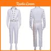 White Cat King Elvis Presley Cosplay Suit For Halloween Costume Wholesale