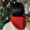Pullover Hat Balaclava Hat Scarf Cap Winter Cap Warm Knitted Hat  Streetwear