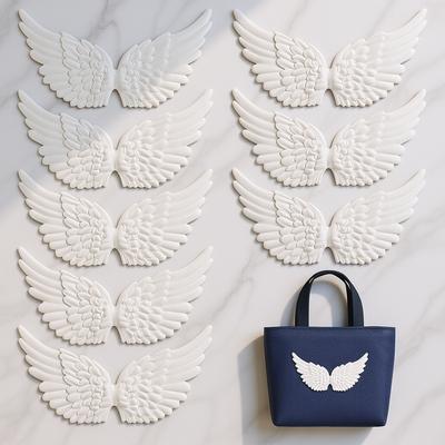 12 Stück Mini Engelsflügel Dekorative Bastelarbeiten DIY Kleidung Taschen Jacke Kostüm Zubehör DIY Flügel Flügel Dekor Flügel Klein Basteln