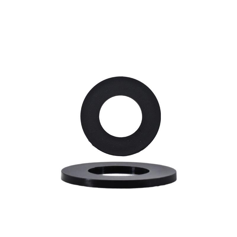 Yigu High-Temperature Insulated Black Nylon Flat Washer (M2, M3, M10, M16, M24)