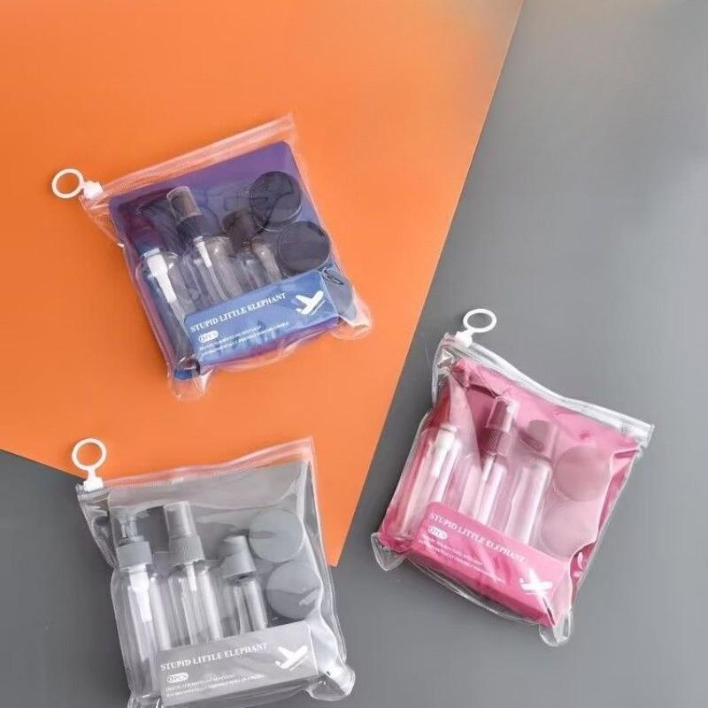 6piece Set Travel Bottles Leak Proof Portable Toiletry Containers Set Clear Travel Cosmetic Containers Essentials Spray Bottle