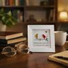 Thoughtful Gifts for Her Handmade Sea Glass Bird Framed Art Picture Frame Sun Catcher Windows Coastal Friendship Ornament Christmas Wall