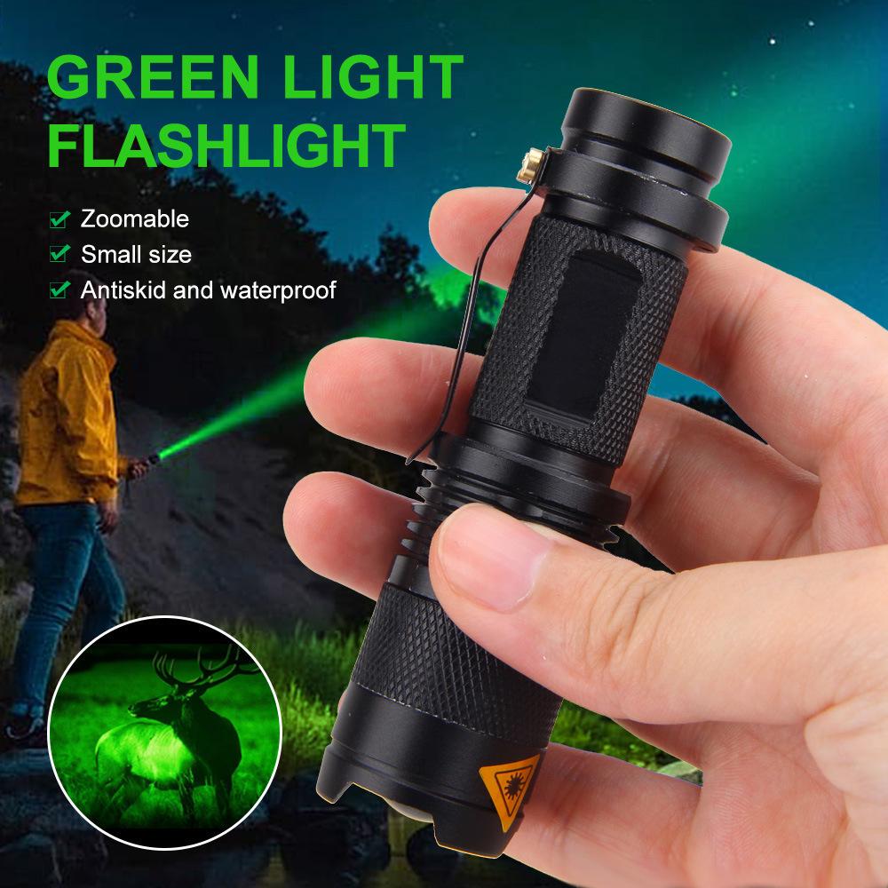 Bright Aluminum Alloy LED Zoom Mini Flashlight - Outdoor Strong Light SK68
