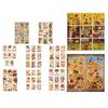9 Sheets Thanksgiving Day Adhesive Electrostatic Stickers Decorations Decal Maple Leaf Larch Fruits Party Supplies
